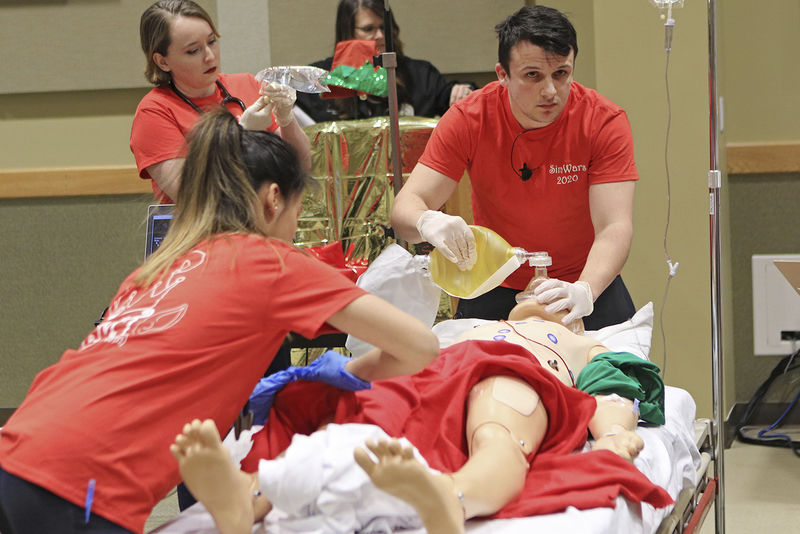 WVSOM students take part in Sim War
